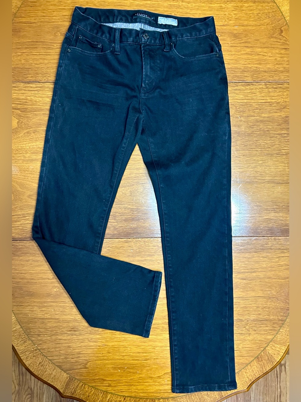 Barely worn black slim jeans 29/30